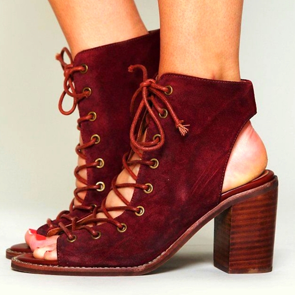 Free People Shoes - Free People Jeffery Campbell Berry Color B…